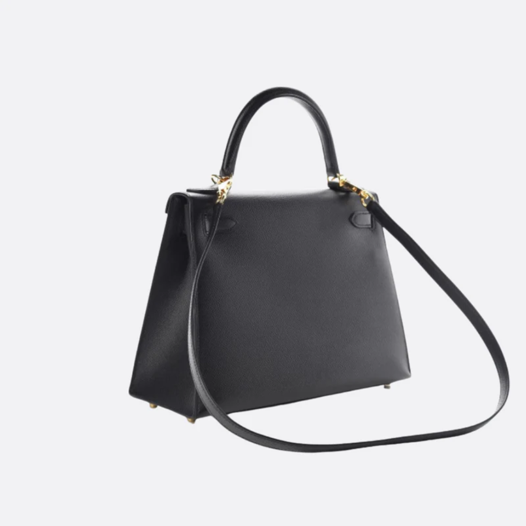 Bag 25 Kly with Gold Hardware in Black